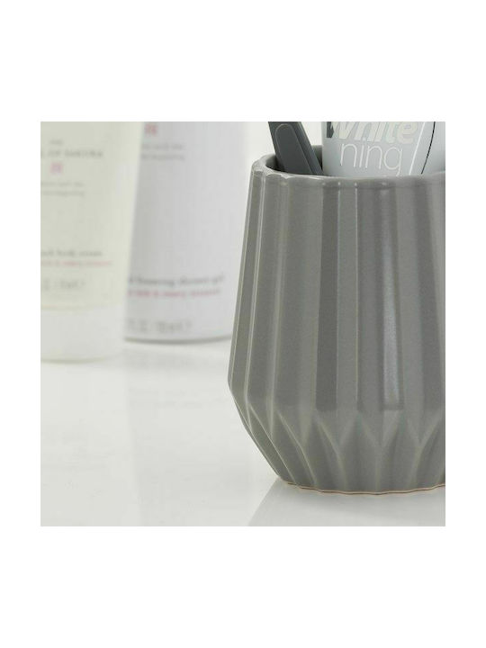 Sealskin Arte Porcelain Cup Holder Countertop Gray