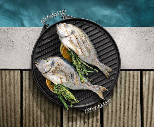 Outdoorchef Πλάκα Ψησίματος Διπλής Όψης με Μαντεμένια Λεία & Ραβδωτή Επιφάνεια 480 / 570 52x39x1.8εκ.