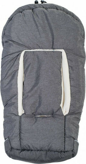 Altabebe Alpin Collection Universal Waterproof Stroller Footmuff with Fleece Lining 75x37cm Dark Grey