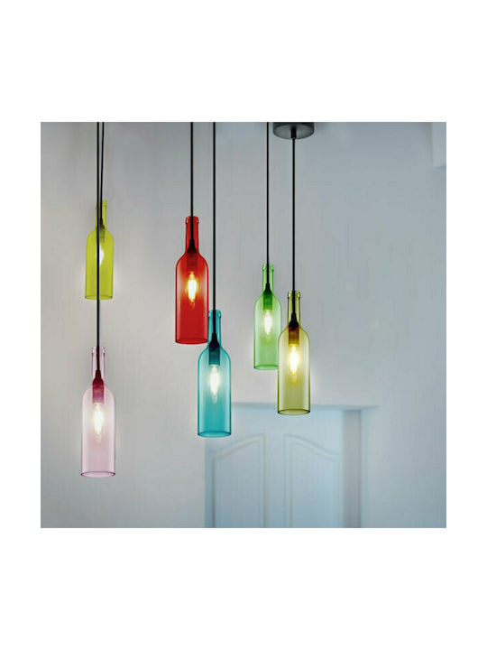 V-TAC Pendant Light Green with Socket E14, E.14