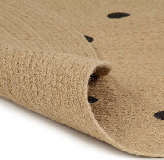 vidaXL Handmade Rug Round Summer Wicker Beige