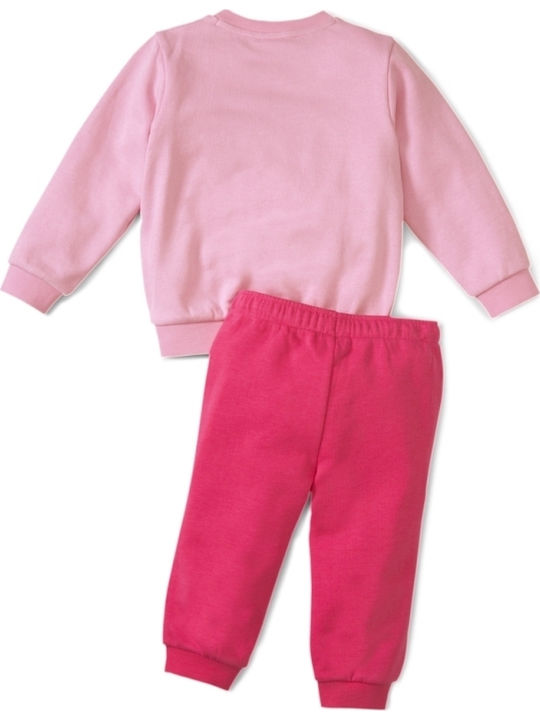 Puma Kids Sweatpants Set Pink 2pcs Sega