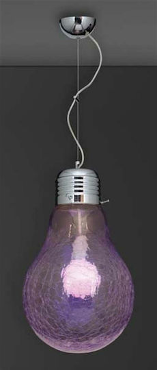 Home Lighting Crakele Κρεμαστό Φωτιστικό Μωβ 35εκ. Home Lighting Crakele Κρεμαστό Φωτιστικό Μωβ 35εκ.