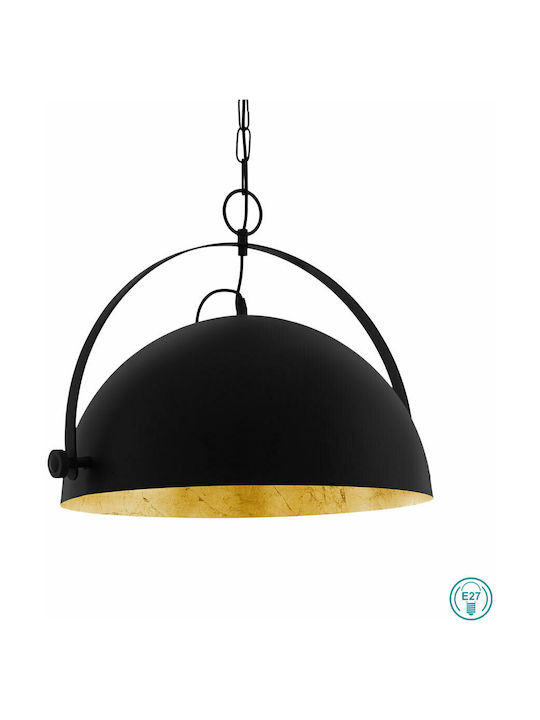 Eglo Covaleda 1 Pendant Light Single-Light for Socket E27 Black