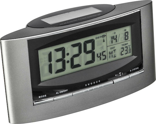 TFA TFA Digital Tabletop Clock with Alarm Black 98.1071