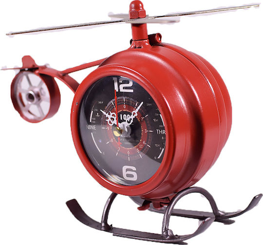SP Souliotis Helicopter Analog Metal Red