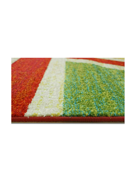 Alexander Carpets 6598 Teppich Rechteckig Synthetisch,Polyester/Cotton/Leather Swing Multi