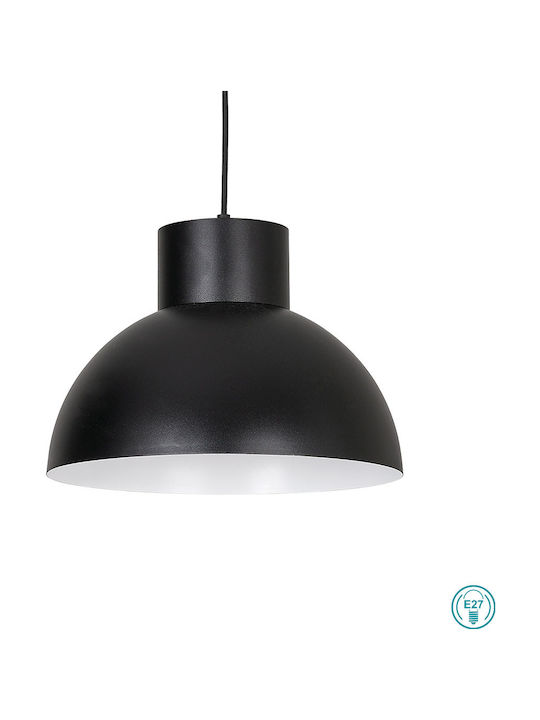 Nowodvorski Works Pendant Light Single-Light Bell for Socket E27 Black