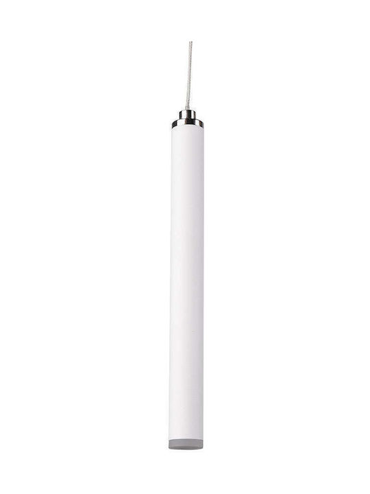 Trio Lighting Tubular Pendant Light LED with Warm White Light White