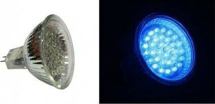 Adeleq LED-Lampe 2W für Fassung G5.3 und Form PAR16 Rot 180lm