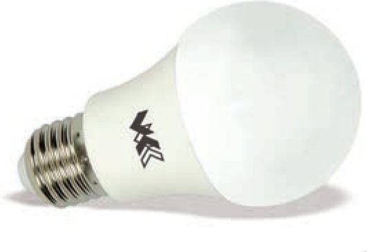 VK Lighting VK/05088/E/W LED Bulb 9W for Socket E27 and Shape A60 Warm White 780lm