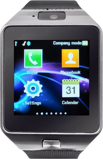 Andowl A5 Smartwatch με SIM (Μαύρο)