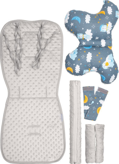 Sensillo Kinderwagenabdeckung Beidseitig Blue