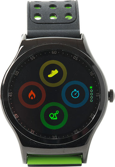 Denver SW-450 Smartwatch με Παλμογράφο (Μαύρο)