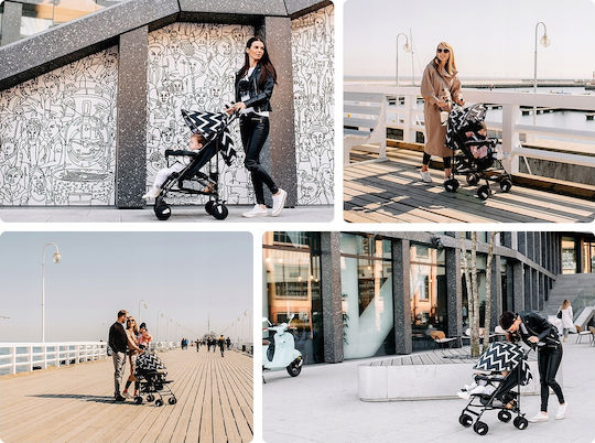 Lionelo Elia Oslo Umbrella Stroller Suitable from 6+ Months Black 7kg