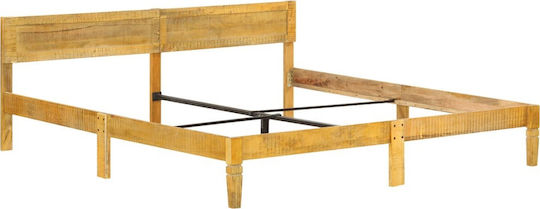 Κρεβάτι King Size για Στρώμα 200x200cm Μπεζ Κρεβάτι King Size για Στρώμα 200x200cm Μπεζ