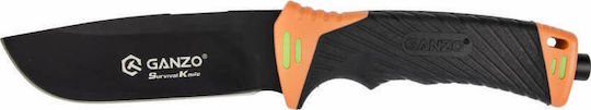Ganzo Survival G8012 Μαχαίρι Επιβίωσης Orange σε Θήκη