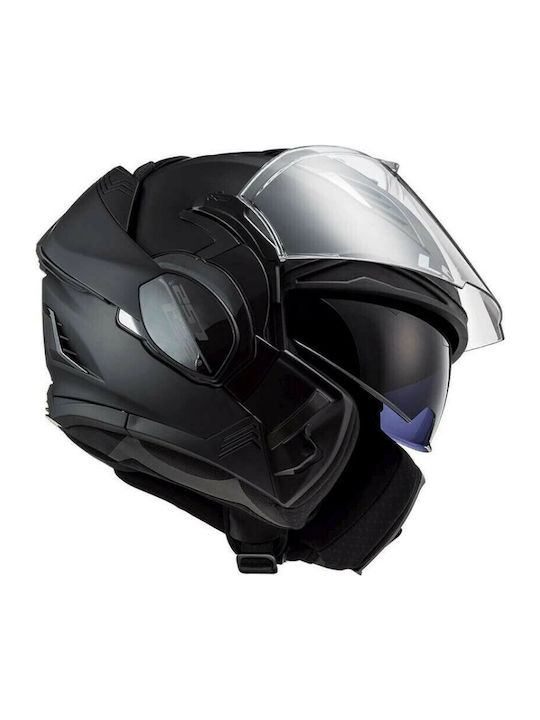 LS2 FF900 Valiant II Solid Matt Black Motorradhelm Modular ECE 22.05 1700gr 50900 14 11