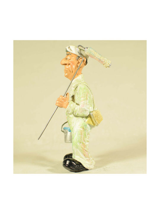 SP Souliotis Decorative Statuette Made of Plastic Painter 8x13x17cm