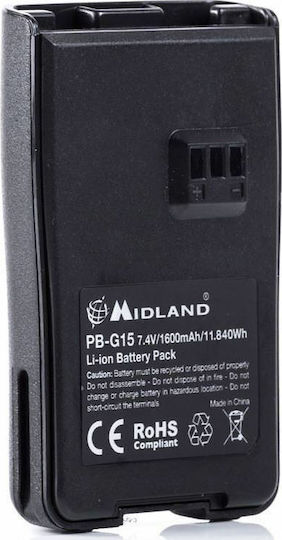 Midland C1128 Baterie Radio Portabil pentru G15 & G18