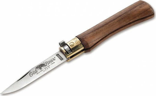 Antonini Old Bear Carbon Walnut Pocket Knife Brown