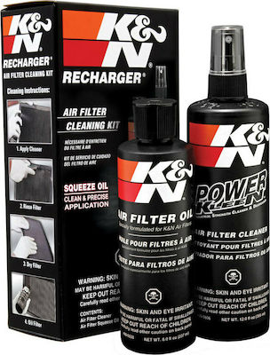 K&N Lichid Curățare pentru Motor Filter Care Service Kit - Squeeze Red