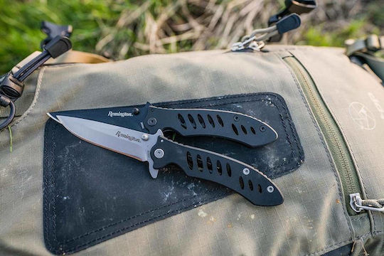 Remington F.A.S.T. Series Medium Folder Σουγιάς Μαύρος σε Θήκη