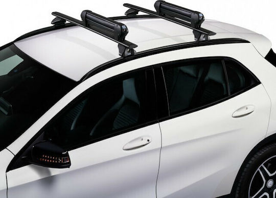 Cruz Dark 4 Car Ski Mounts Suitable for 4 Ski Pairs or 2 Snowboards
