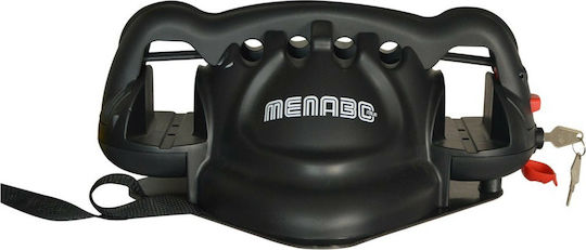 Menabo Viking Magnetic Car Ski Mounts Suitable for 2 Ski Pairs & 2 Baton Pairs