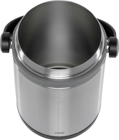 Mobility Thermal Container Bottle Thermos Stainless Steel 1.7lt Silver with Cap-Cup