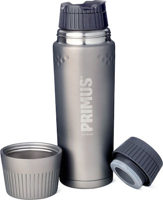 Primus Trailbreak Bottle Thermos Stainless Steel Silver 750ml with Cap-Cup P-737865