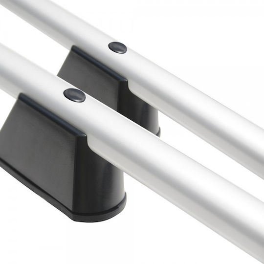 Omtec for Cars with Factory Bars (without Legs) Silver