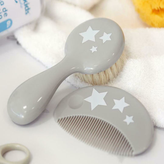 Kiokids Baby Badezubehör Bürsten & Kämme Grau 2 Stück