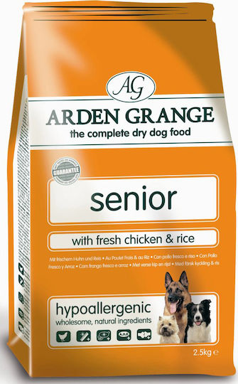 Arden Grange Senior 6kg Dry Food Diet for Senior Dogs with Rice and Chicken