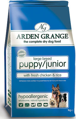 Arden Grange Puppy/Junior Large 2kg Ξηρά Τροφή για Κουτάβια Μεγαλόσωμων Φυλών με Ρύζι