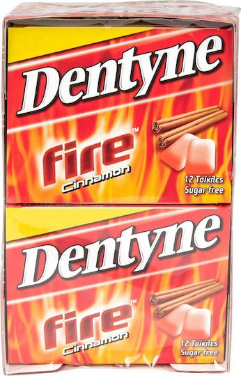 Dentyne 12 Дъвки За Дъвчене С Вкус Огнена Канела Без Добавена Захар 16.8гр