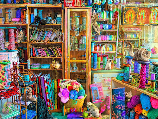 The Cat's Paradise Puzzle 2D 2000 Pieces