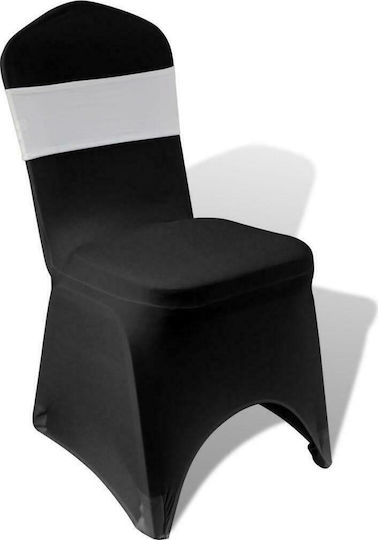 vidaXL Elastic Huse de scaun Panglică Scaun cu Cataramă Bej 34x14cm 25buc