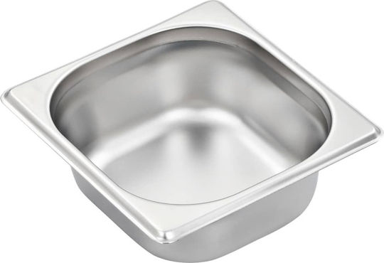 vidaXL Σκεύος Gastronorm Ανοξείδωτο GN1/6 με Βάθος 65mm (12τμχ)