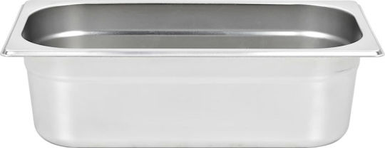 vidaXL Stainless Steel Gastronorm GN1/3 H100mm (8 pcs)