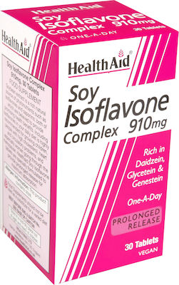 Health Aid Soy Isoflavone Complex Ergänzungsmittel für die Menopause 30 Registerkarten