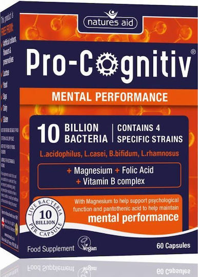 Natures Aid Pro-Cognitiv Ειδικό Συμπλήρωμα Διατροφής 60 κάψουλες