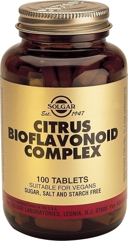 Solgar Bioflavonoid Citrus 1000mg 100 ταμπλέτες | Skroutz.gr