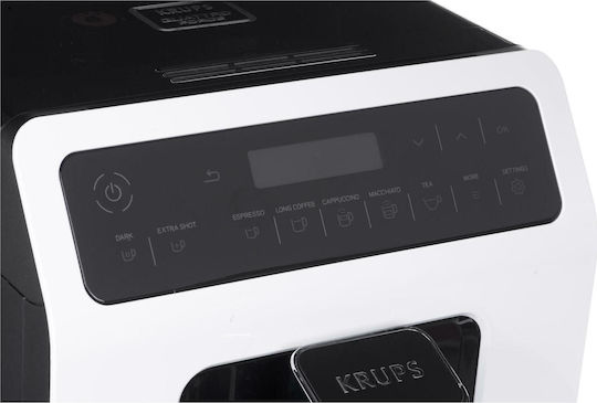 Krups Espressoare Automat Putere 1450W Presiune 15bar cu Râșniță Albă EA8901