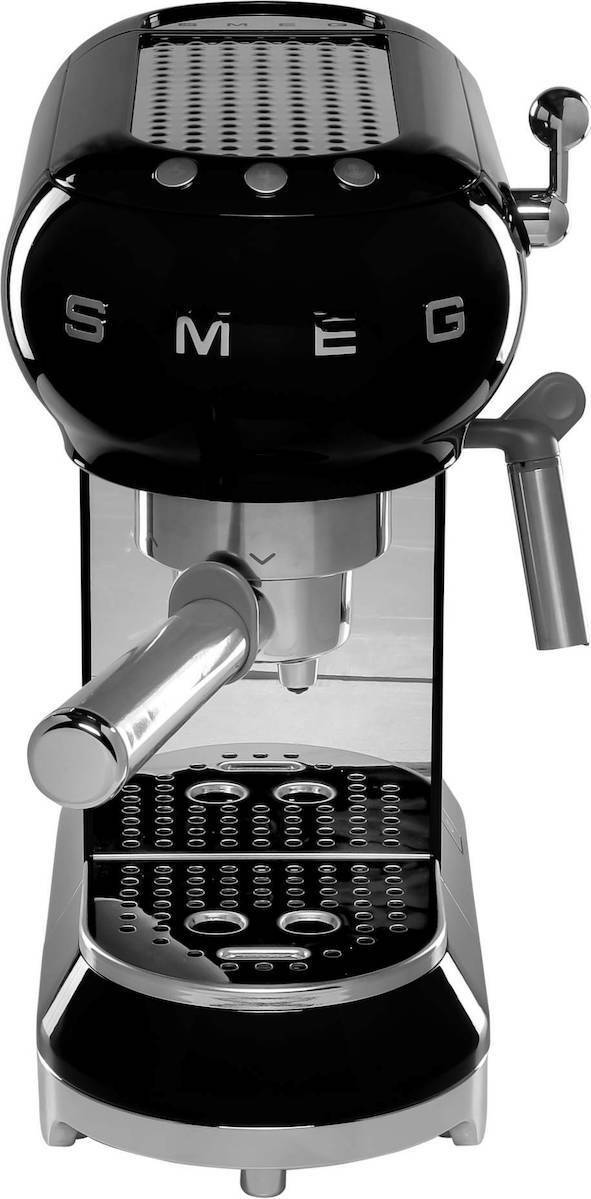 Smeg ECF01BLEU Μηχανή Espresso 1350W Πίεσης 15bar Μαύρη Skroutz.gr