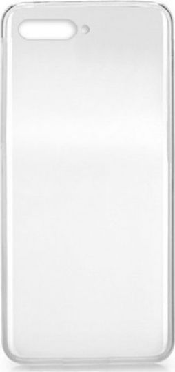 Umschlag Rückseite Silikon Transparent (Huawei Y6 2018)