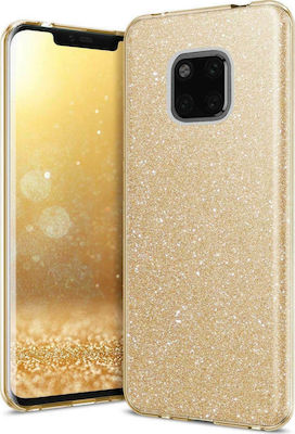 Forcell Shining Back Cover Σιλικόνης Χρυσό (Huawei Mate 20 Pro)