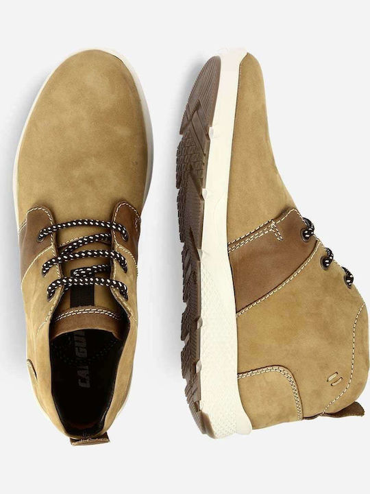 E046-300 Leder Gelb Herrenstiefel
