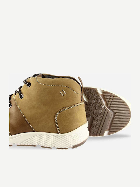 E046-300 Leder Gelb Herrenstiefel