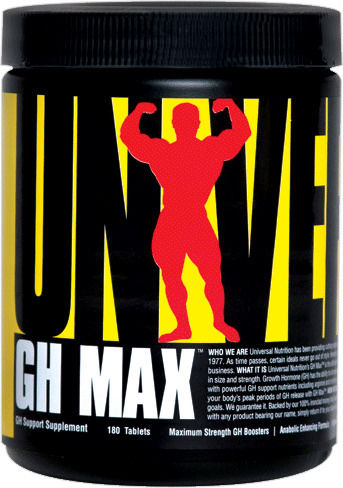 Universal Nutrition GH Max Supplement for Workout & Testosterone Boost 180 tabs